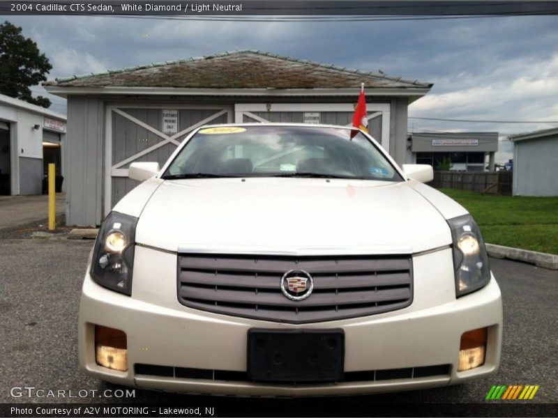 White Diamond / Light Neutral 2004 Cadillac CTS Sedan