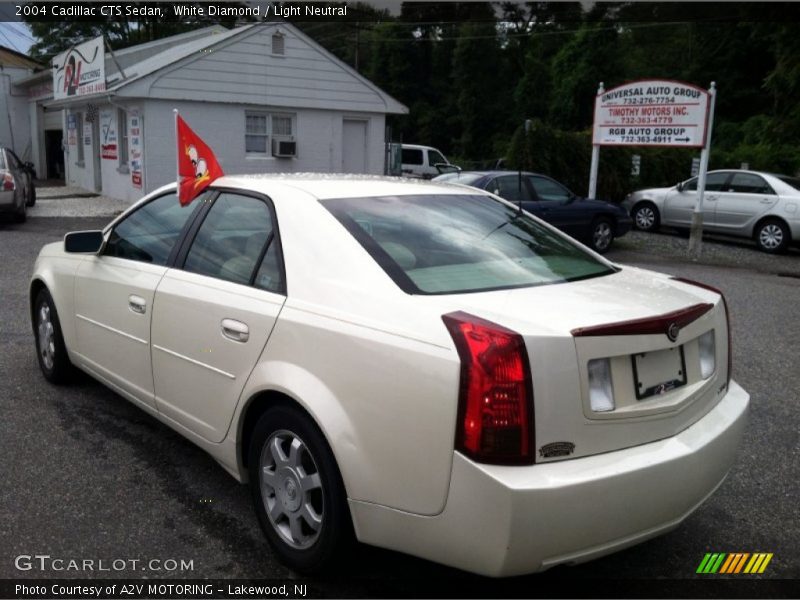 White Diamond / Light Neutral 2004 Cadillac CTS Sedan