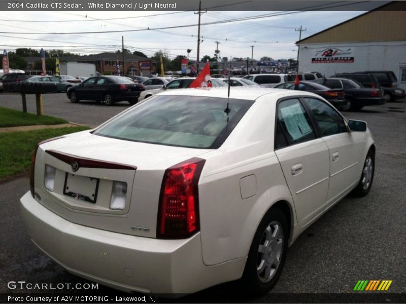 White Diamond / Light Neutral 2004 Cadillac CTS Sedan