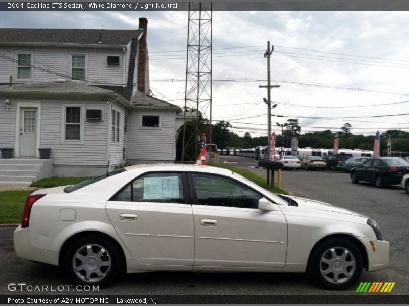White Diamond / Light Neutral 2004 Cadillac CTS Sedan