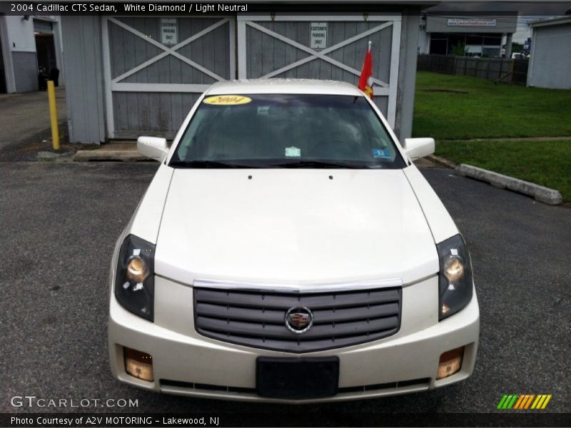 White Diamond / Light Neutral 2004 Cadillac CTS Sedan