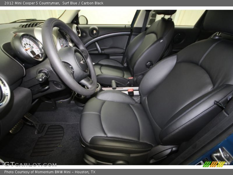  2012 Cooper S Countryman Carbon Black Interior