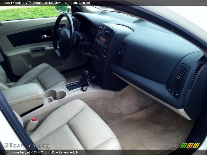 White Diamond / Light Neutral 2004 Cadillac CTS Sedan