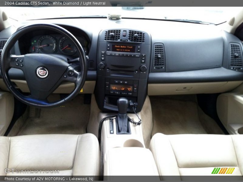 White Diamond / Light Neutral 2004 Cadillac CTS Sedan