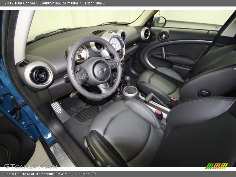  2012 Cooper S Countryman Carbon Black Interior