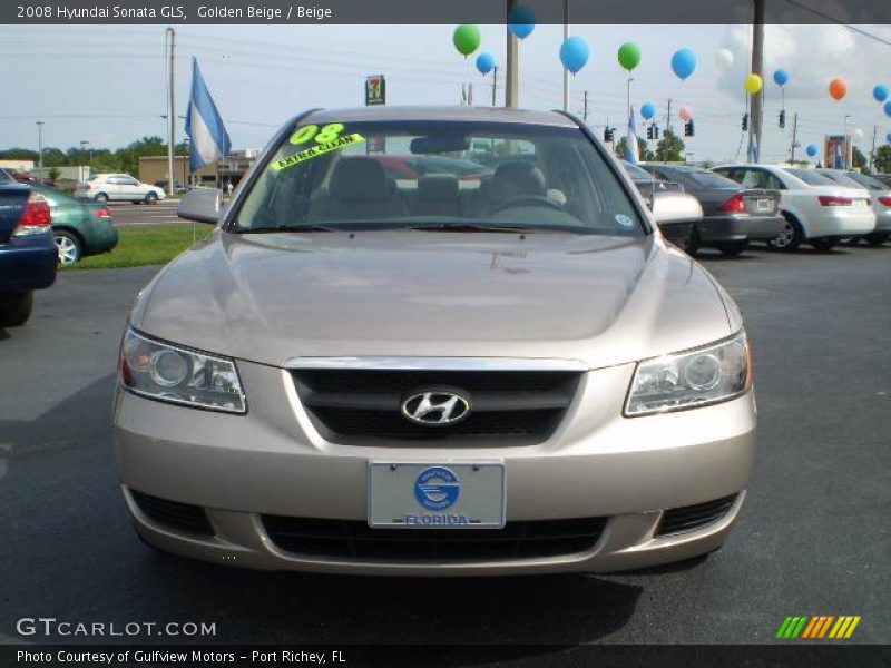 Golden Beige / Beige 2008 Hyundai Sonata GLS