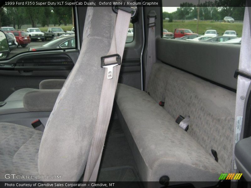 Oxford White / Medium Graphite 1999 Ford F350 Super Duty XLT SuperCab Dually