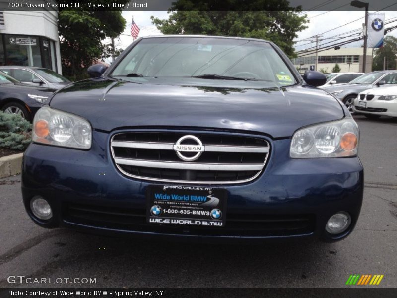 Majestic Blue / Blond 2003 Nissan Maxima GLE