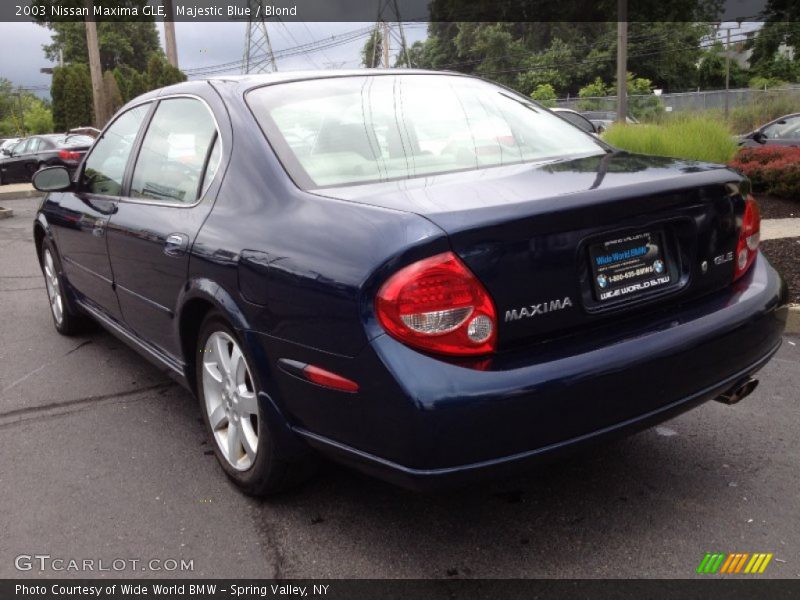 Majestic Blue / Blond 2003 Nissan Maxima GLE