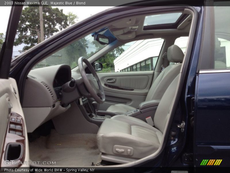 Majestic Blue / Blond 2003 Nissan Maxima GLE