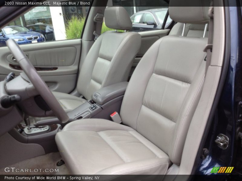 Majestic Blue / Blond 2003 Nissan Maxima GLE