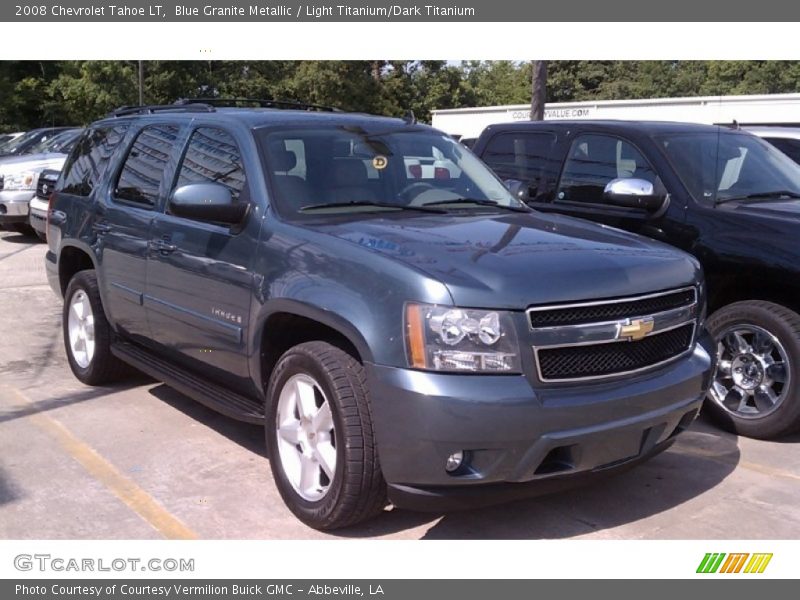 Blue Granite Metallic / Light Titanium/Dark Titanium 2008 Chevrolet Tahoe LT