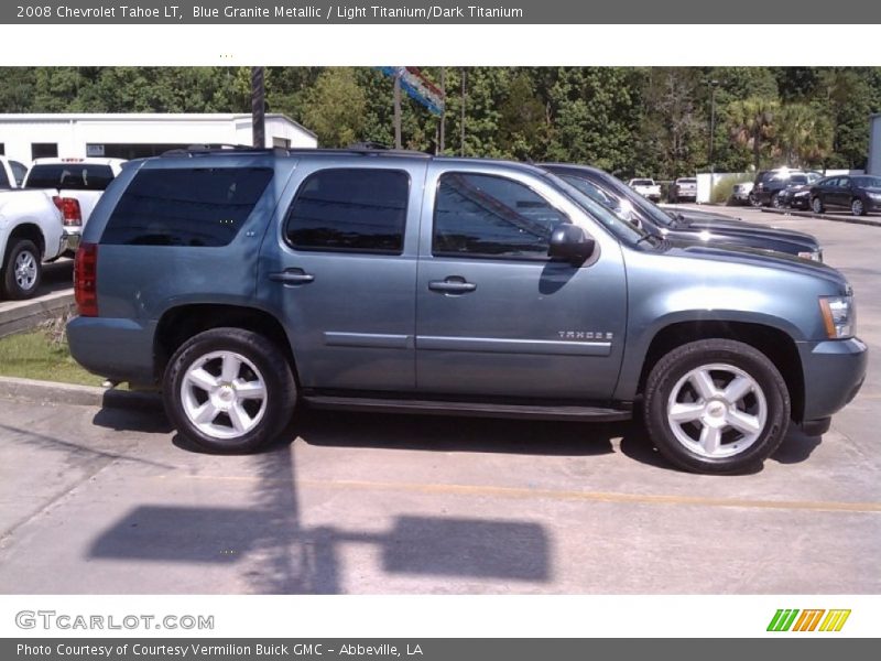 Blue Granite Metallic / Light Titanium/Dark Titanium 2008 Chevrolet Tahoe LT