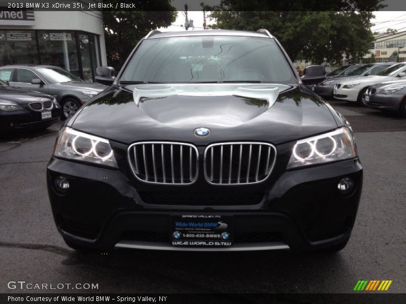 Jet Black / Black 2013 BMW X3 xDrive 35i