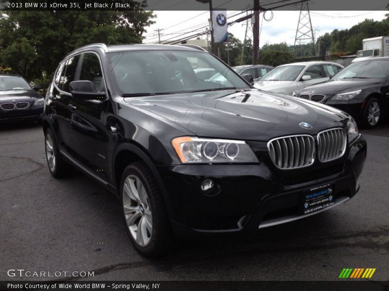 Jet Black / Black 2013 BMW X3 xDrive 35i