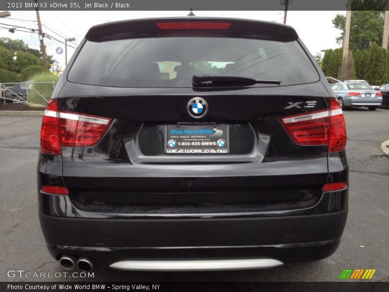 Jet Black / Black 2013 BMW X3 xDrive 35i