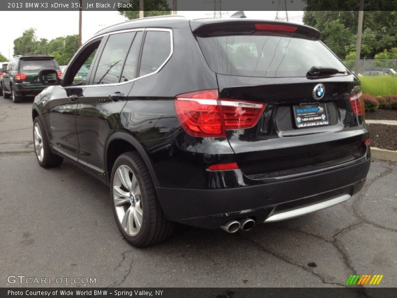 Jet Black / Black 2013 BMW X3 xDrive 35i