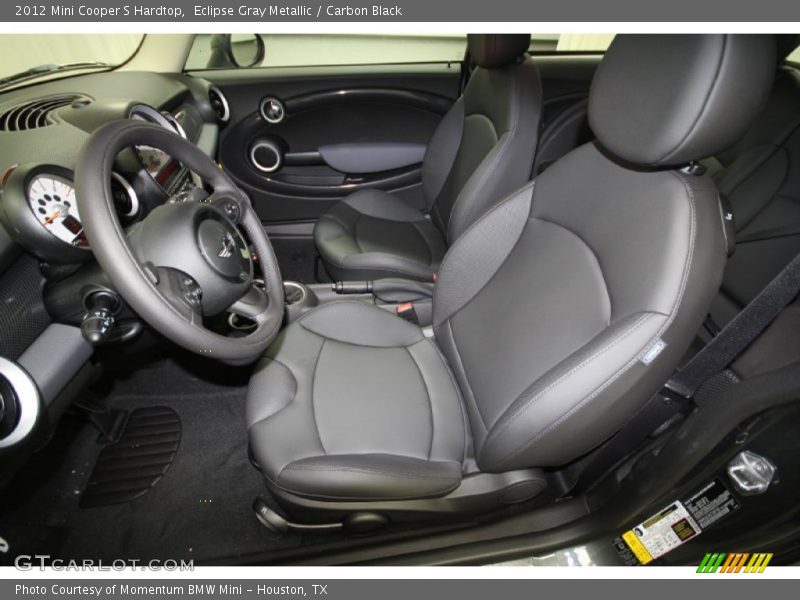 Eclipse Gray Metallic / Carbon Black 2012 Mini Cooper S Hardtop