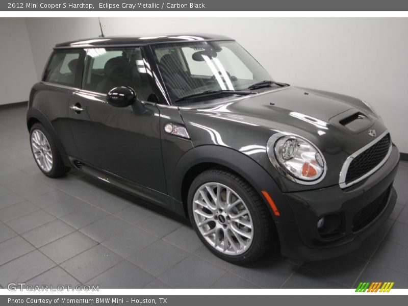 Eclipse Gray Metallic / Carbon Black 2012 Mini Cooper S Hardtop