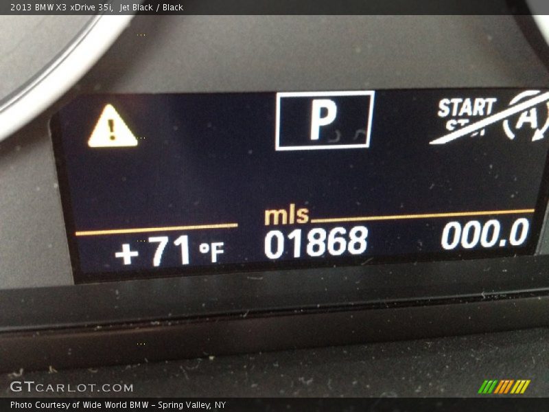 Jet Black / Black 2013 BMW X3 xDrive 35i
