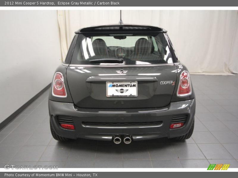 Eclipse Gray Metallic / Carbon Black 2012 Mini Cooper S Hardtop
