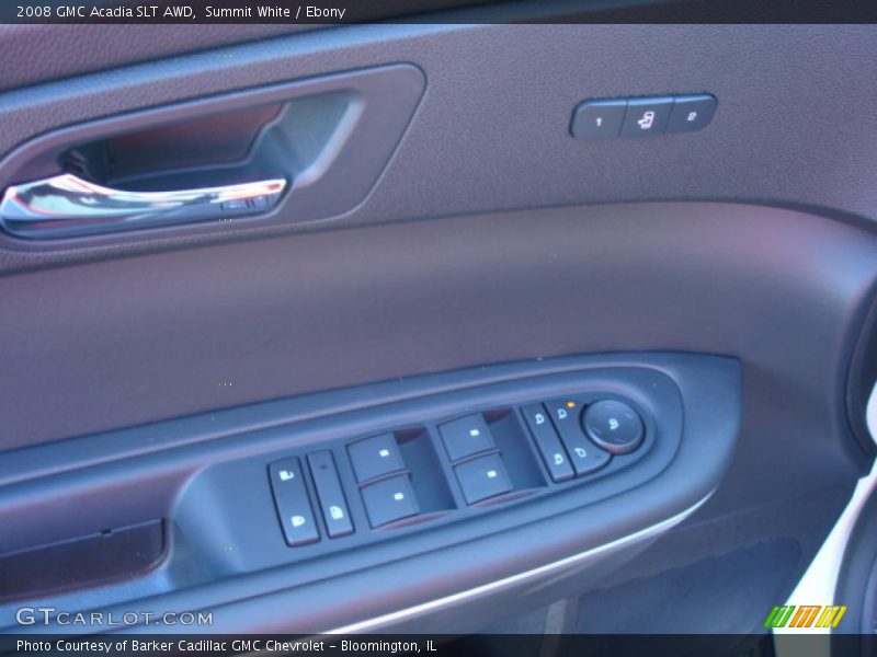 Summit White / Ebony 2008 GMC Acadia SLT AWD