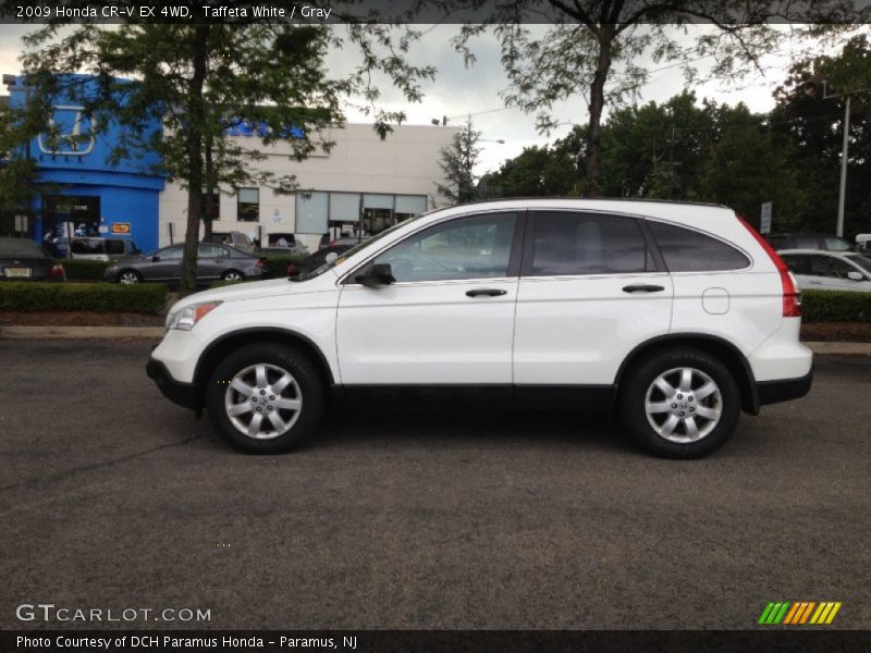 Taffeta White / Gray 2009 Honda CR-V EX 4WD