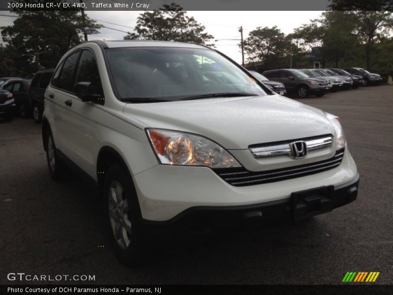 Taffeta White / Gray 2009 Honda CR-V EX 4WD