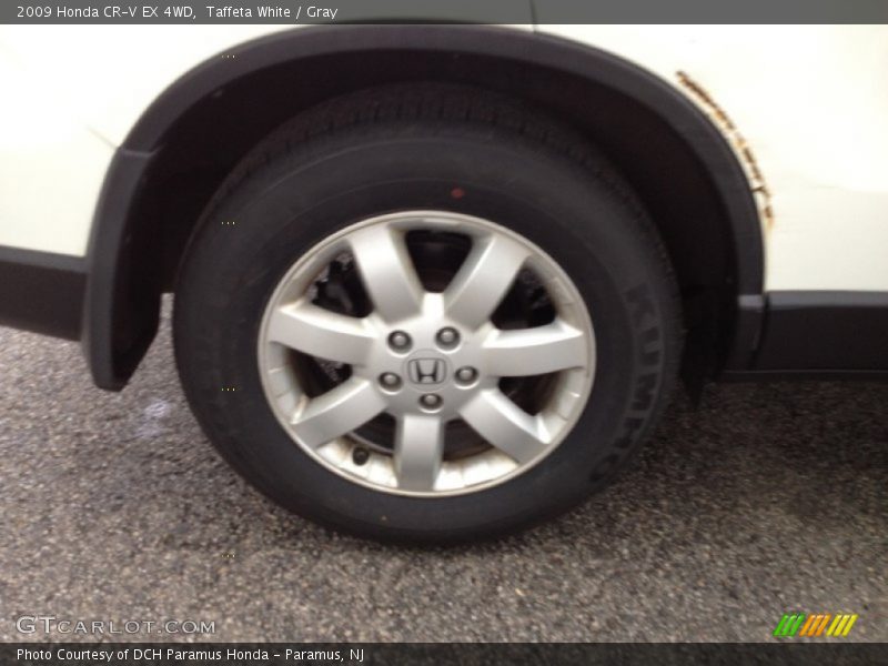 Taffeta White / Gray 2009 Honda CR-V EX 4WD