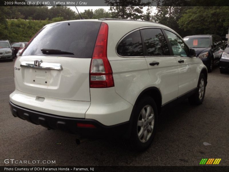 Taffeta White / Gray 2009 Honda CR-V EX 4WD