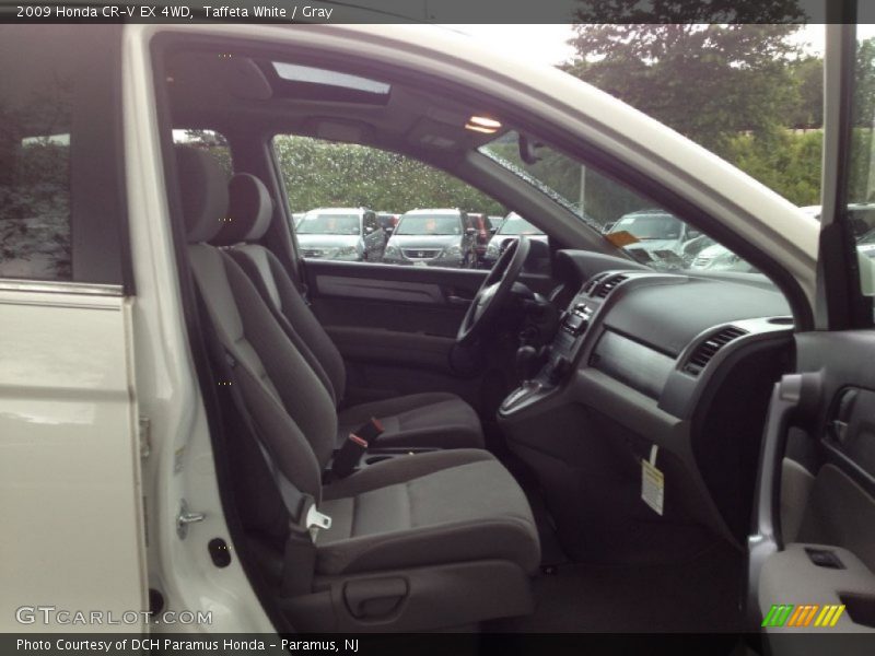 Taffeta White / Gray 2009 Honda CR-V EX 4WD