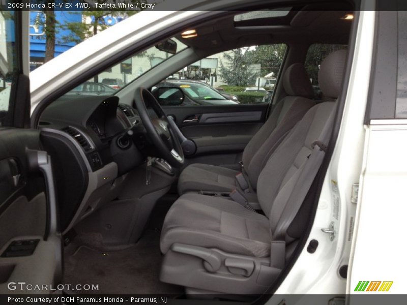 Taffeta White / Gray 2009 Honda CR-V EX 4WD