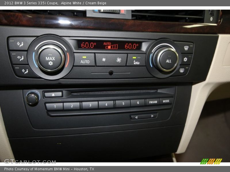 Alpine White / Cream Beige 2012 BMW 3 Series 335i Coupe