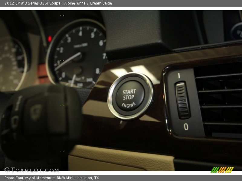 Alpine White / Cream Beige 2012 BMW 3 Series 335i Coupe