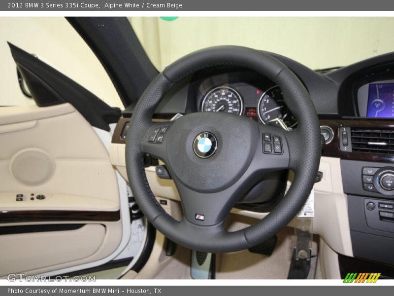 Alpine White / Cream Beige 2012 BMW 3 Series 335i Coupe