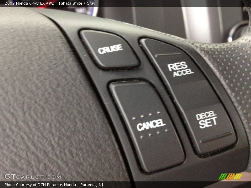 Taffeta White / Gray 2009 Honda CR-V EX 4WD