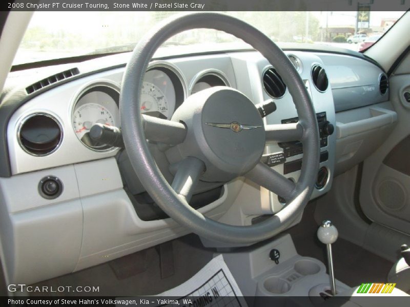 Stone White / Pastel Slate Gray 2008 Chrysler PT Cruiser Touring