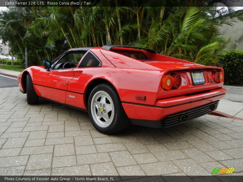 Rosso Corsa (Red) / Tan 1989 Ferrari 328 GTS