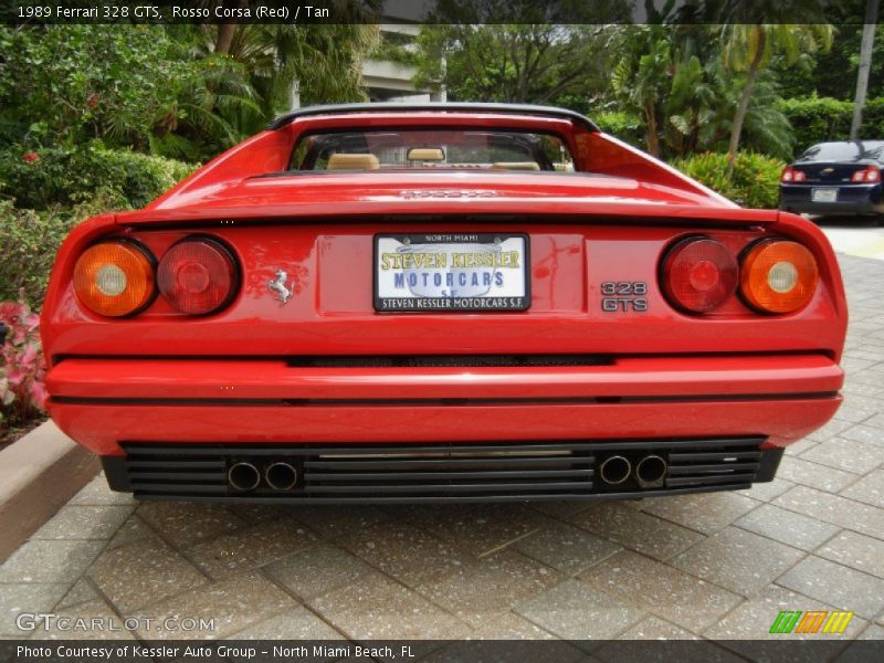 Rosso Corsa (Red) / Tan 1989 Ferrari 328 GTS