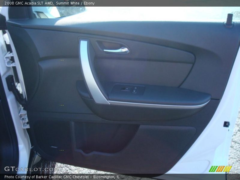 Summit White / Ebony 2008 GMC Acadia SLT AWD