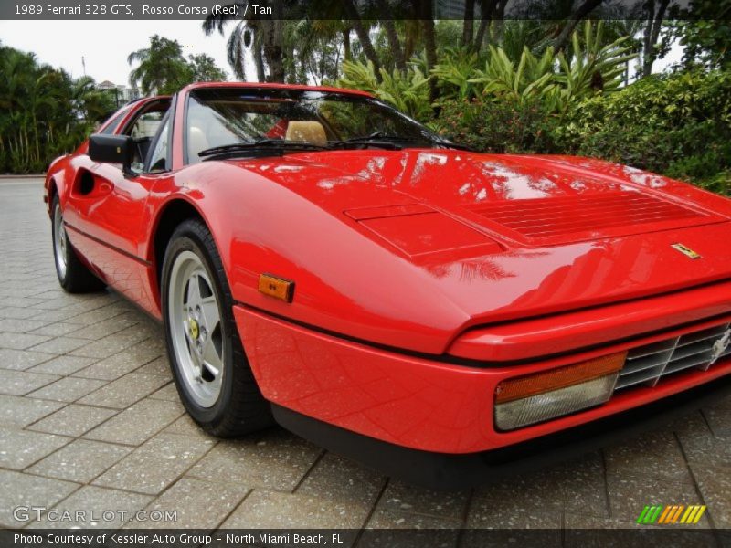 Rosso Corsa (Red) / Tan 1989 Ferrari 328 GTS