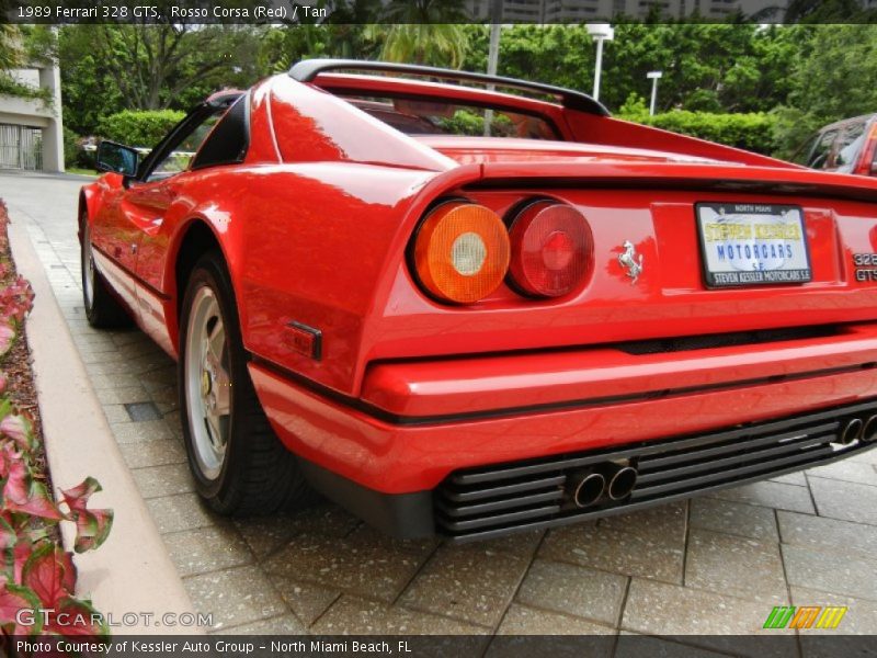 Rosso Corsa (Red) / Tan 1989 Ferrari 328 GTS