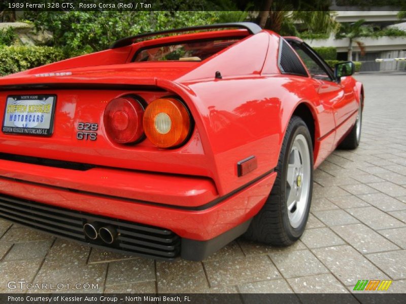 Rosso Corsa (Red) / Tan 1989 Ferrari 328 GTS