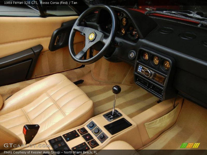  1989 328 GTS Tan Interior