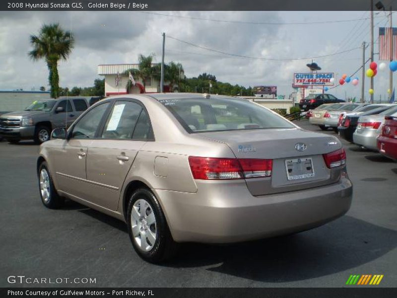 Golden Beige / Beige 2008 Hyundai Sonata GLS