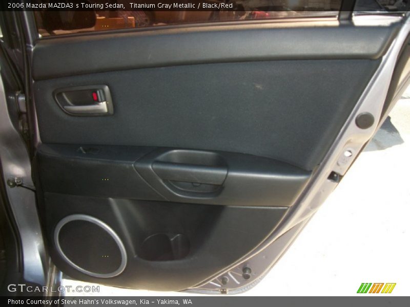 Titanium Gray Metallic / Black/Red 2006 Mazda MAZDA3 s Touring Sedan