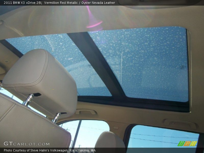 Vermillion Red Metallic / Oyster Nevada Leather 2011 BMW X3 xDrive 28i