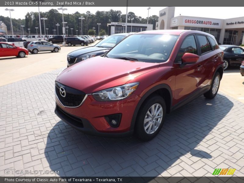 Zeal Red Mica / Black 2013 Mazda CX-5 Touring