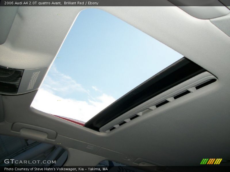 Sunroof of 2006 A4 2.0T quattro Avant