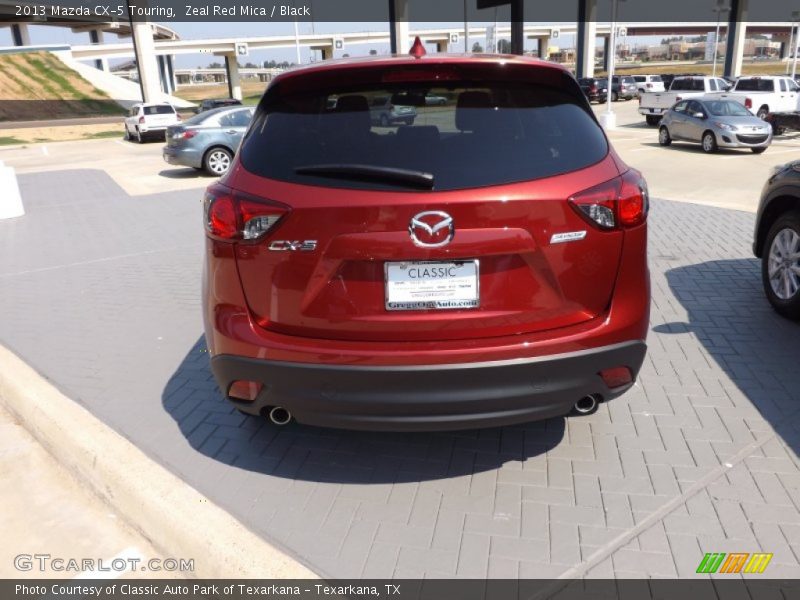 Zeal Red Mica / Black 2013 Mazda CX-5 Touring